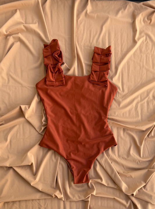 DUST | Pleated Bodysuit