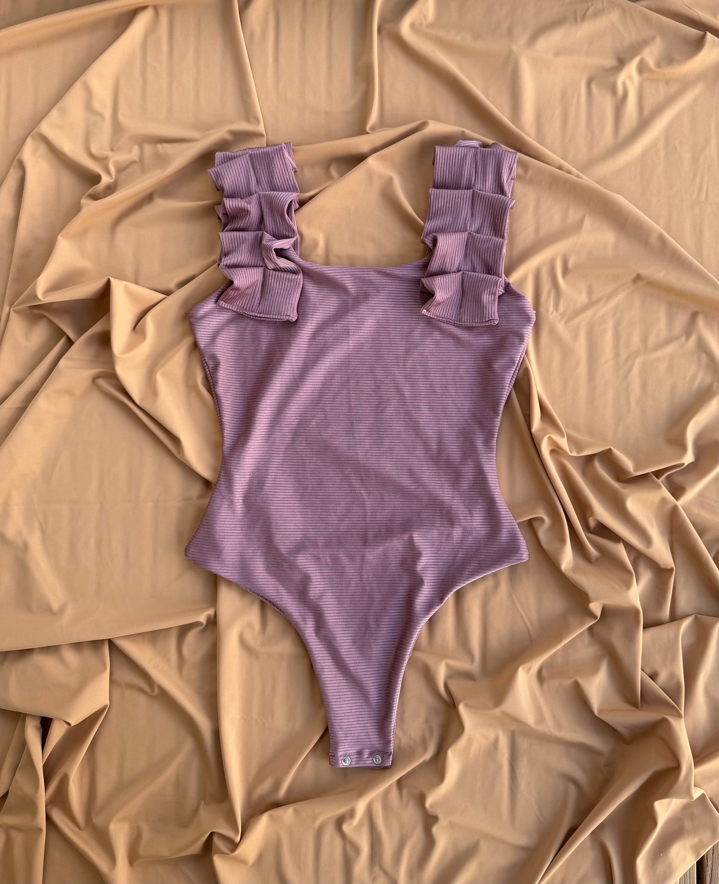 MAUVE | Pleated Bodysuit