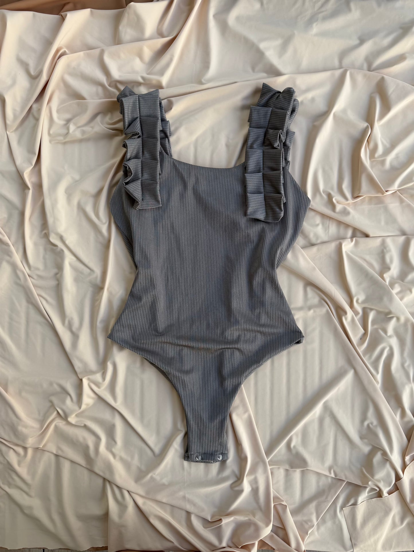 STONE | Pleated Bodysuit