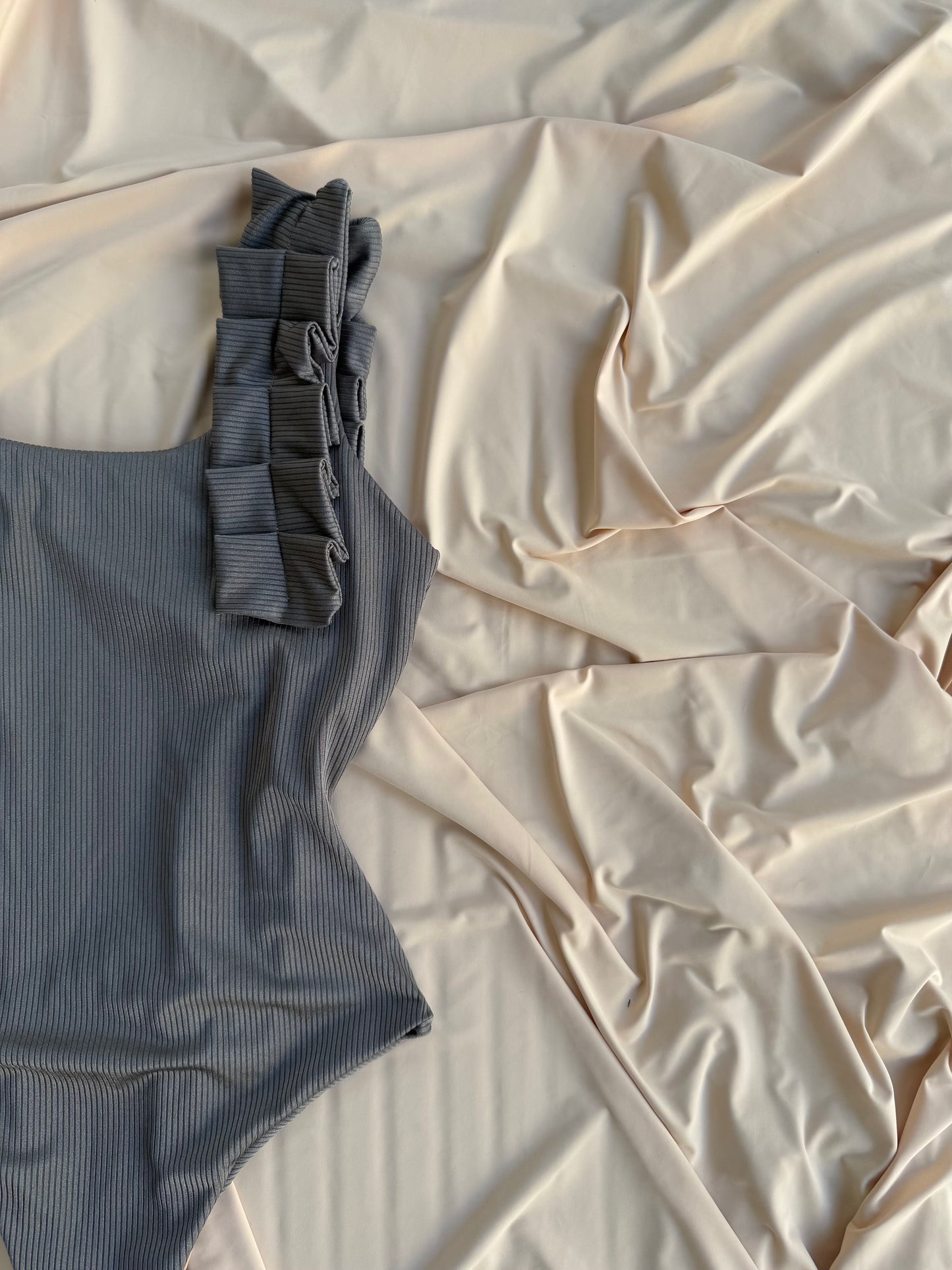 STONE | Pleated Bodysuit