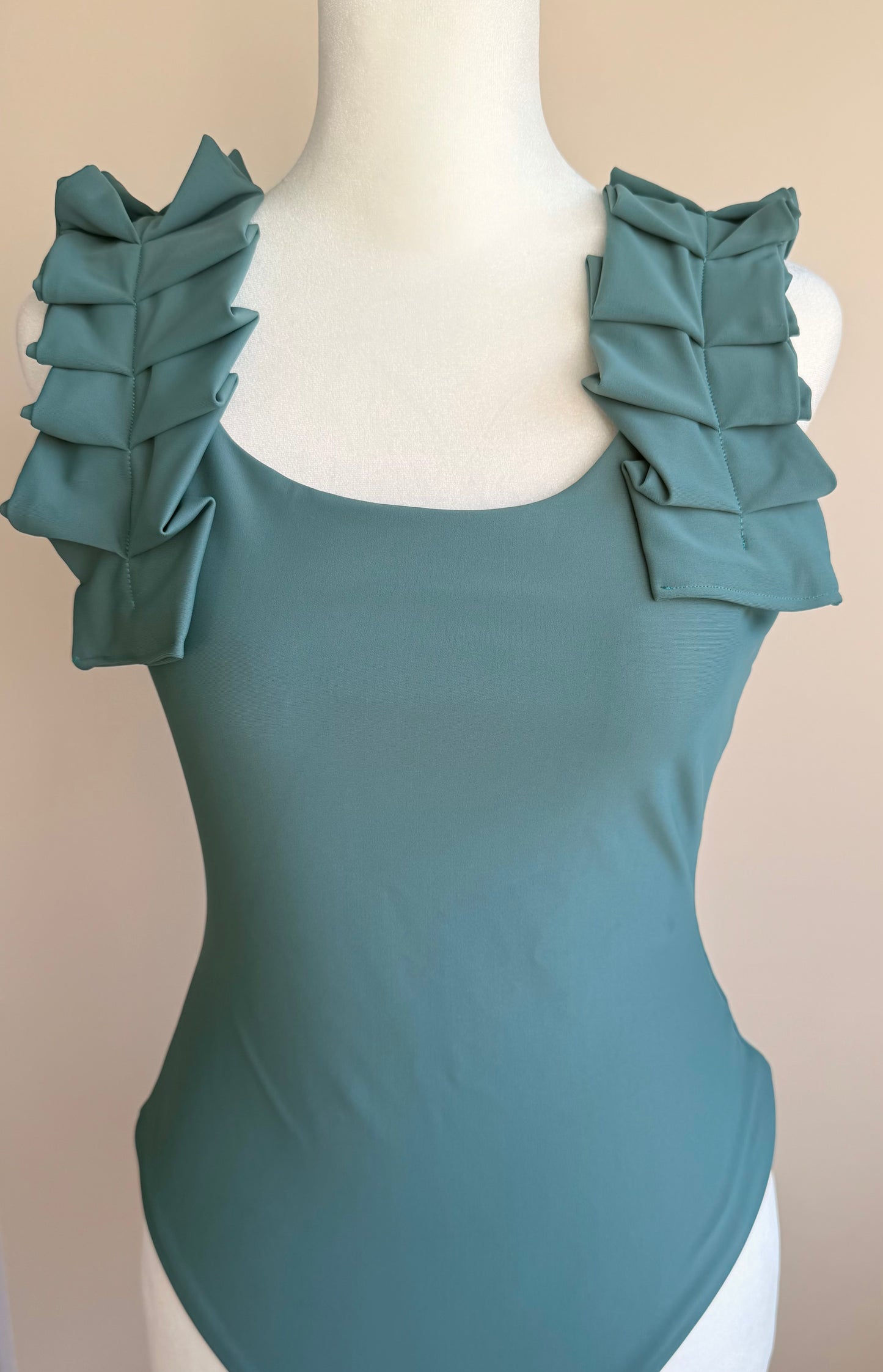 SAGE | Pleated Bodysuit