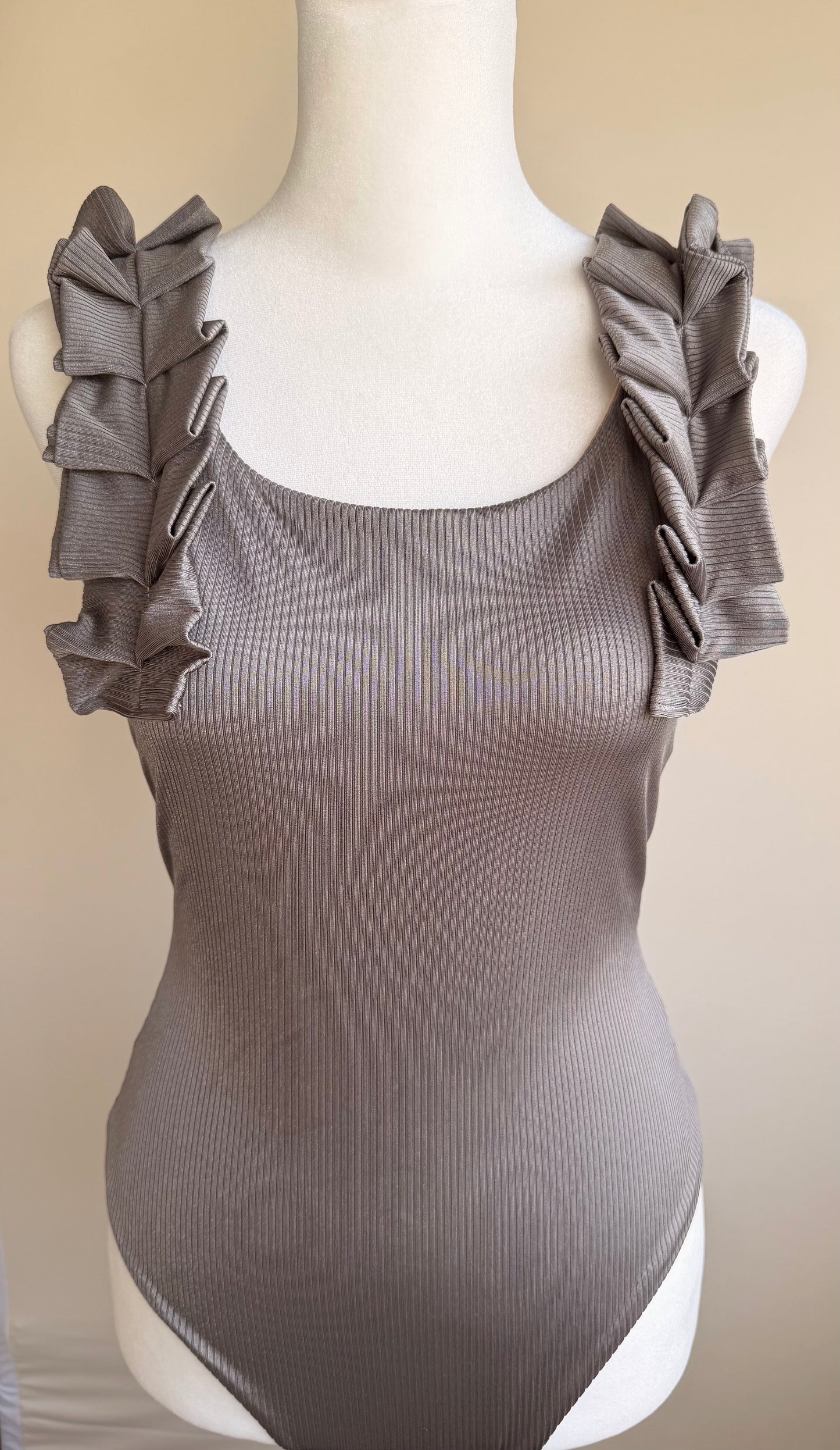 STONE | Pleated Bodysuit