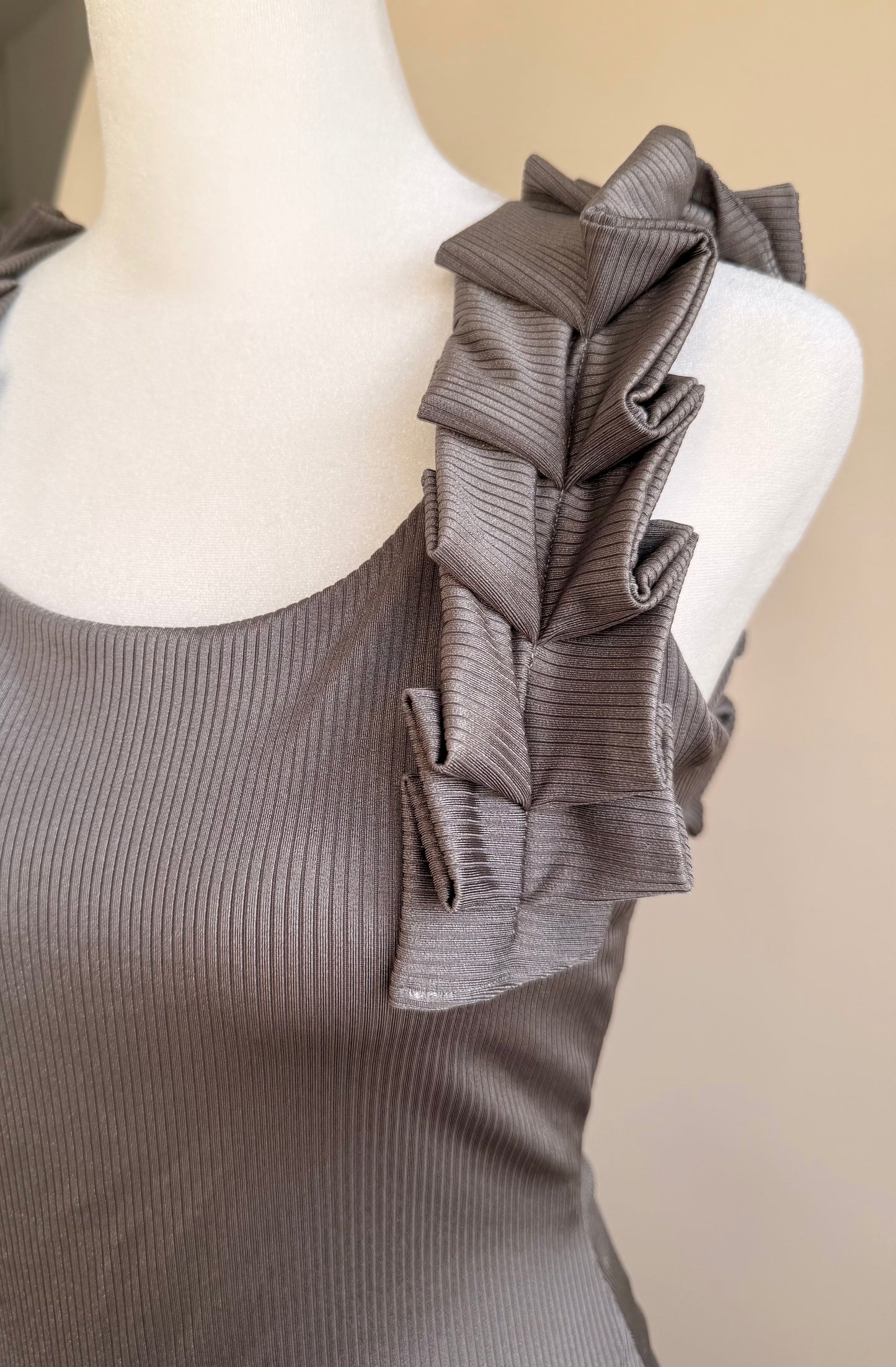 STONE | Pleated Bodysuit