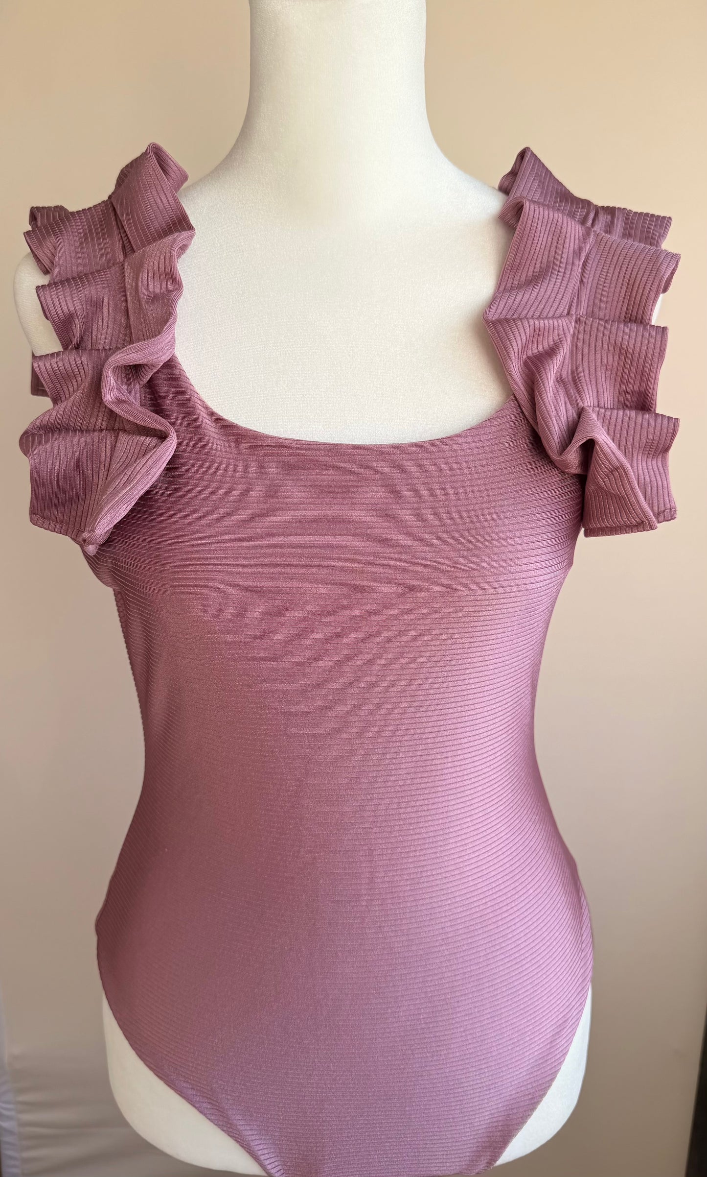 MAUVE | Pleated Bodysuit