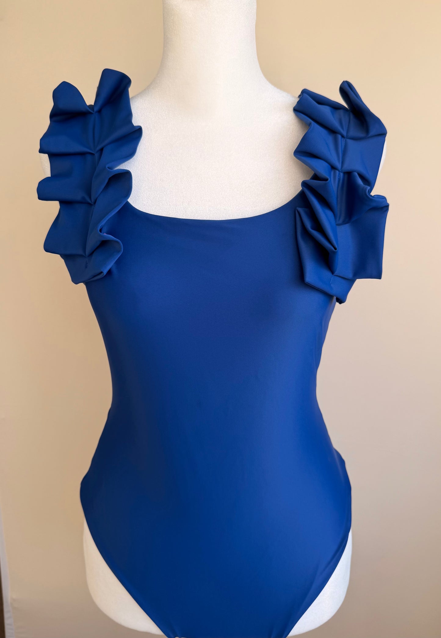 ROYAL BLUE | Pleated Bodysuit